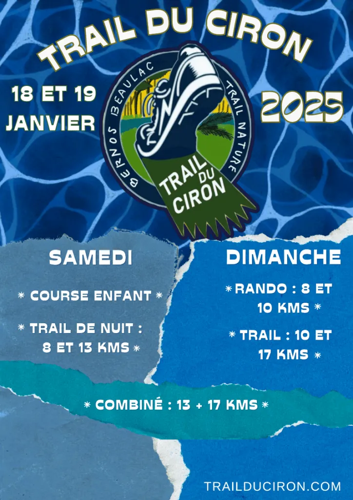 Trail du Ciron 2025 Inscription Résultats