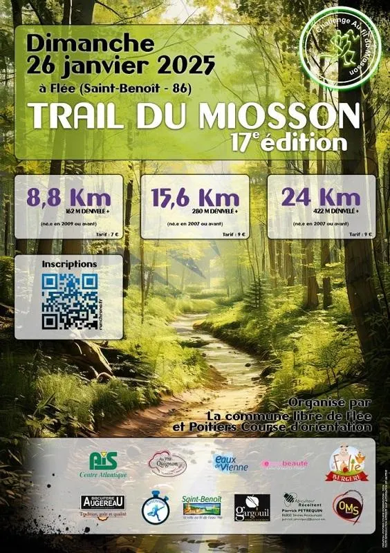 Trail du Miosson 2025 Inscription Résultats