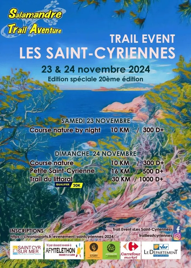 Trail Event les Saint Cyriennes 2024 Inscription Résultats