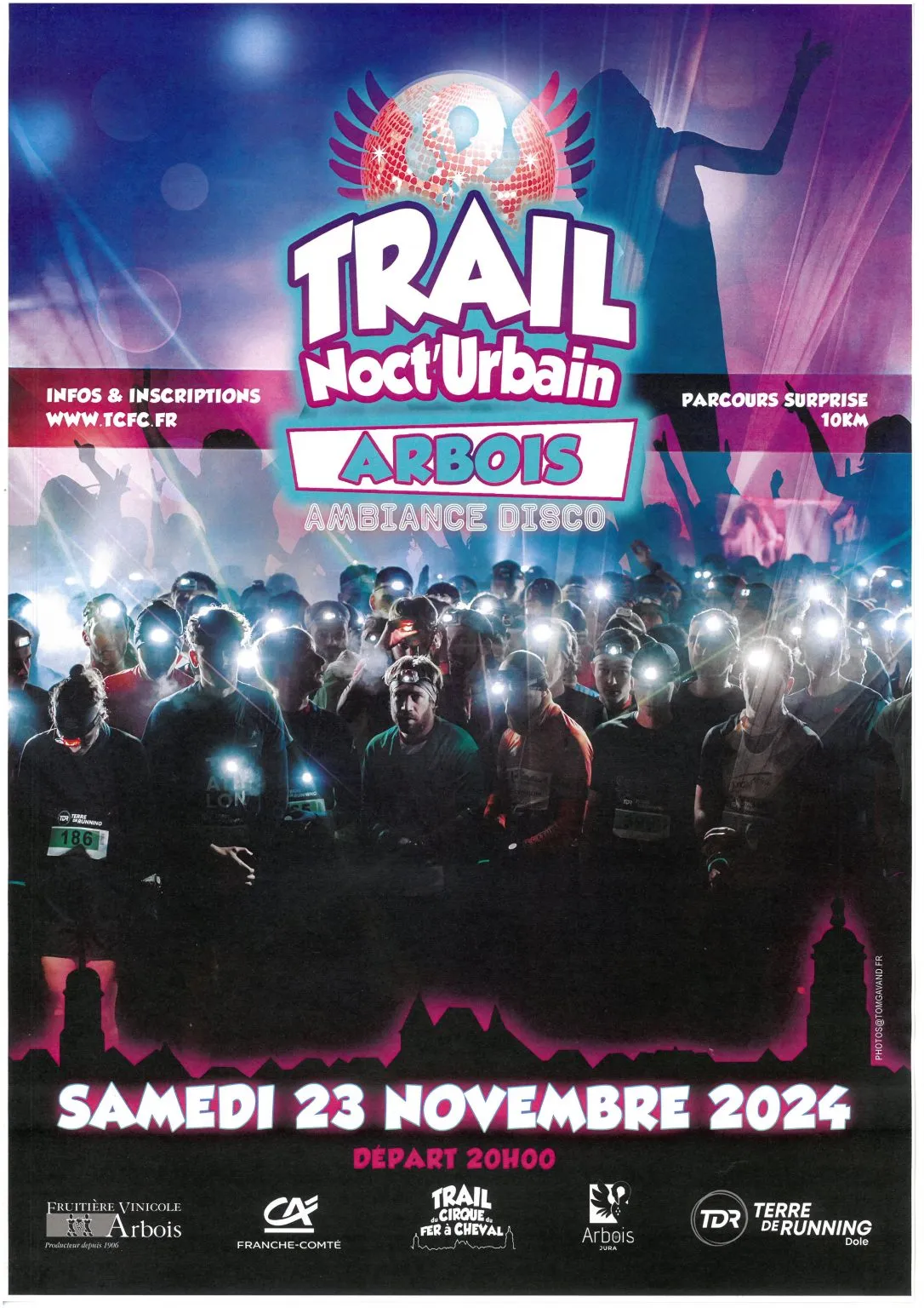 Trail noct’urbain d’Arbois 2025 Inscription Résultats