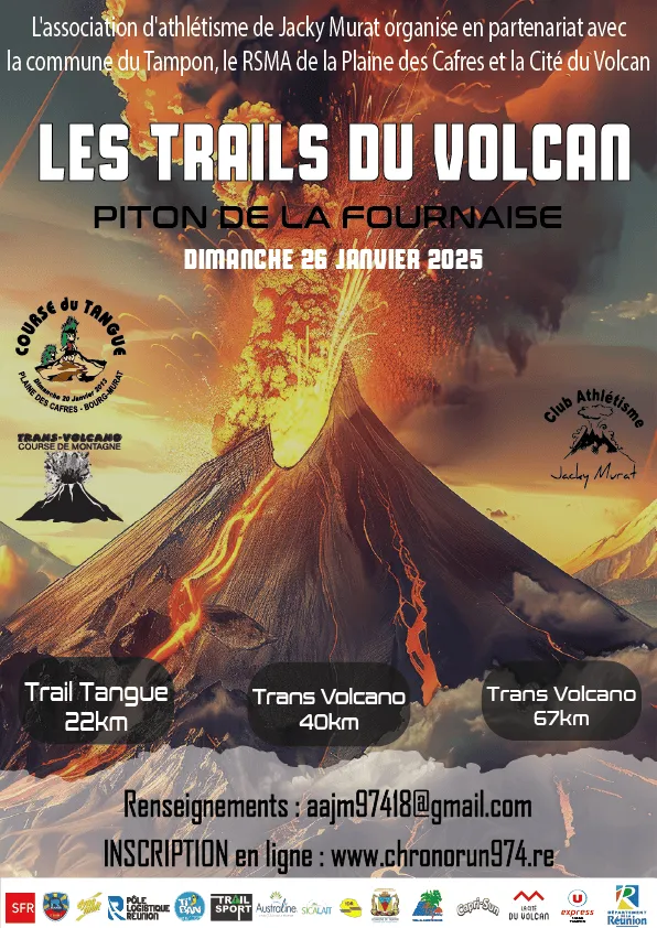 Trail piton de la Fournaise 2025 Inscription Résultats