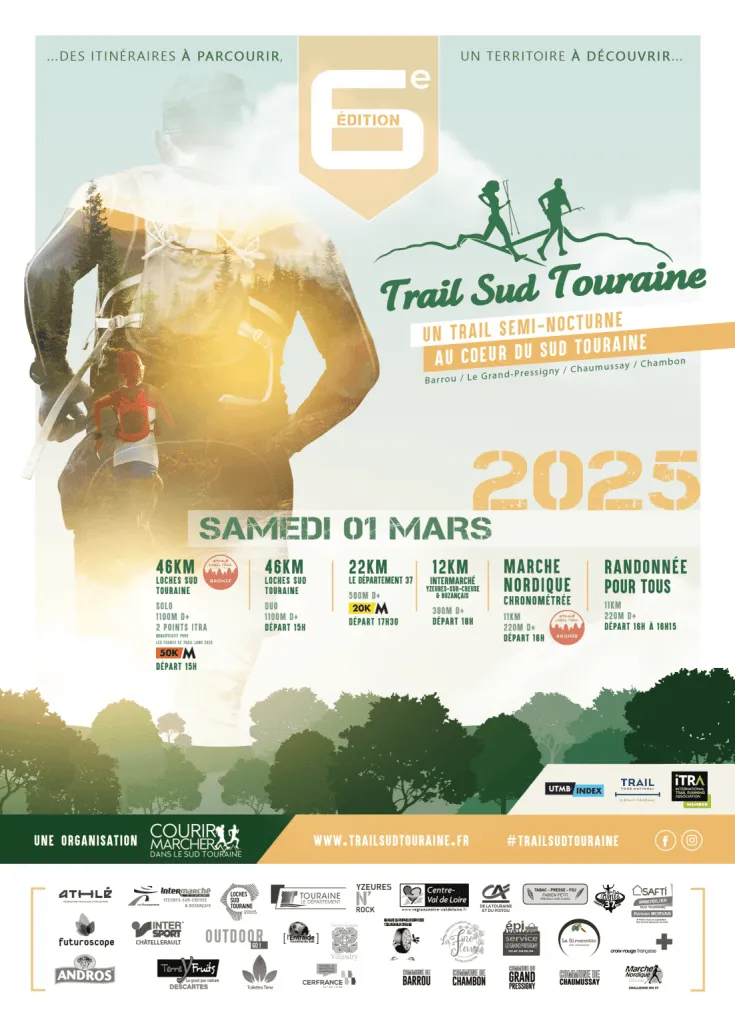 Trail Sud Touraine 2025 Inscription Résultats