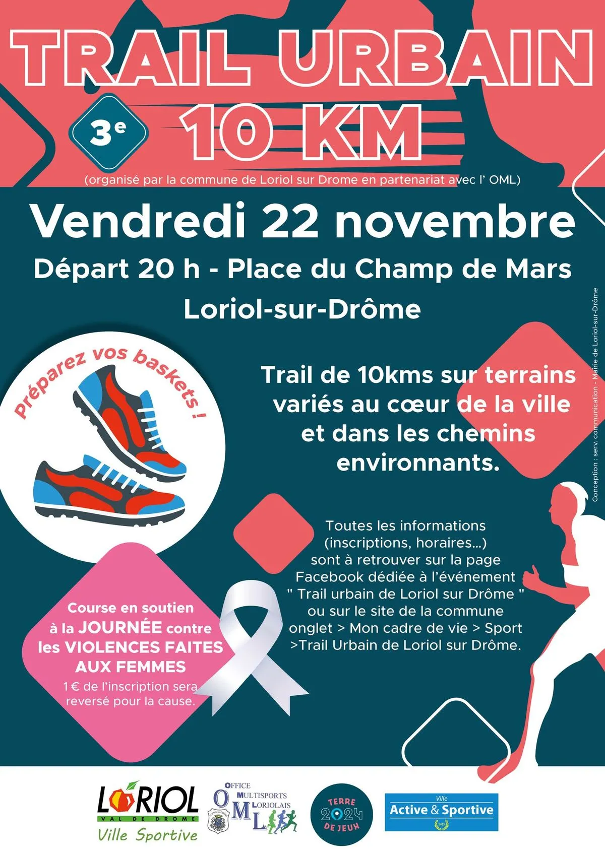 Trail urbain de Loriol 2025 Inscription Résultats