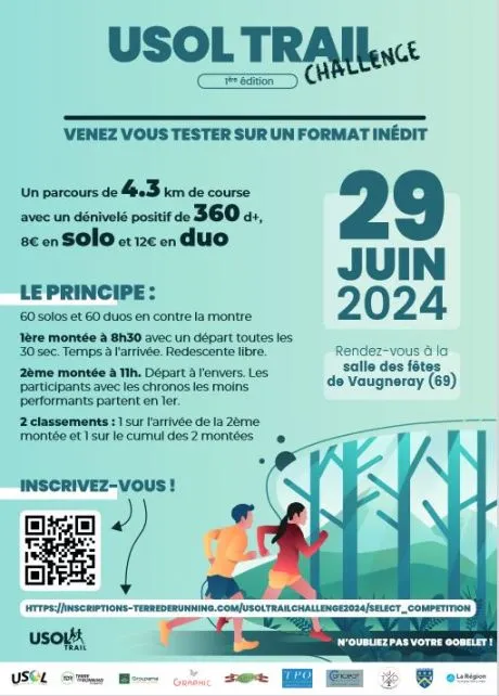 Usol trail challenge 2025 Inscription Résultats