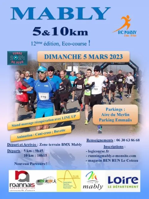 10 km de Mably 2025 Inscription Résultats