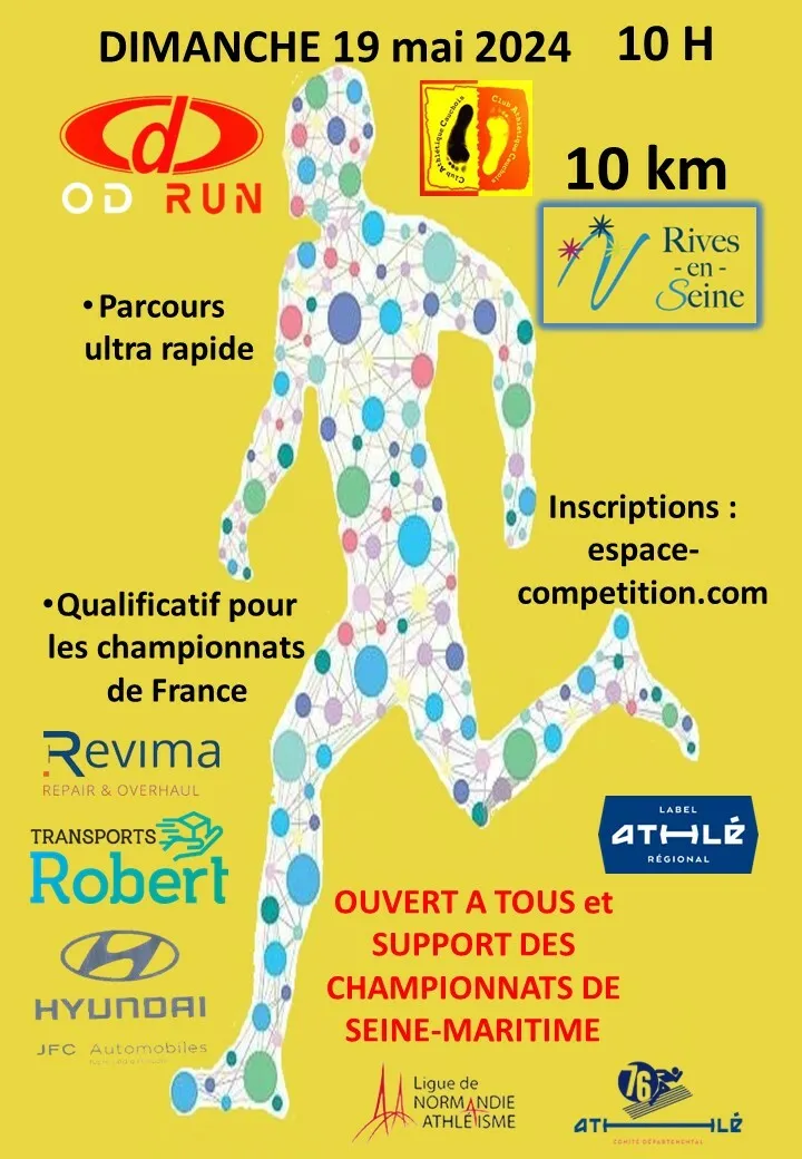 10 km de Rives en Seine 2025 Inscription Résultats