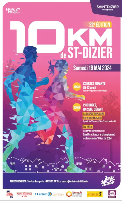 10 km de Saint Dizier 2025 Inscription Résultats