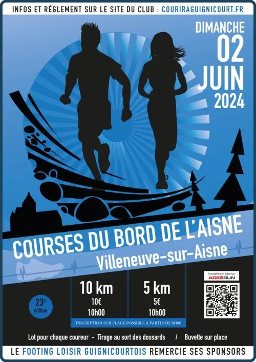 10 km du Bord de l’Aisne 2025 Inscription Résultats