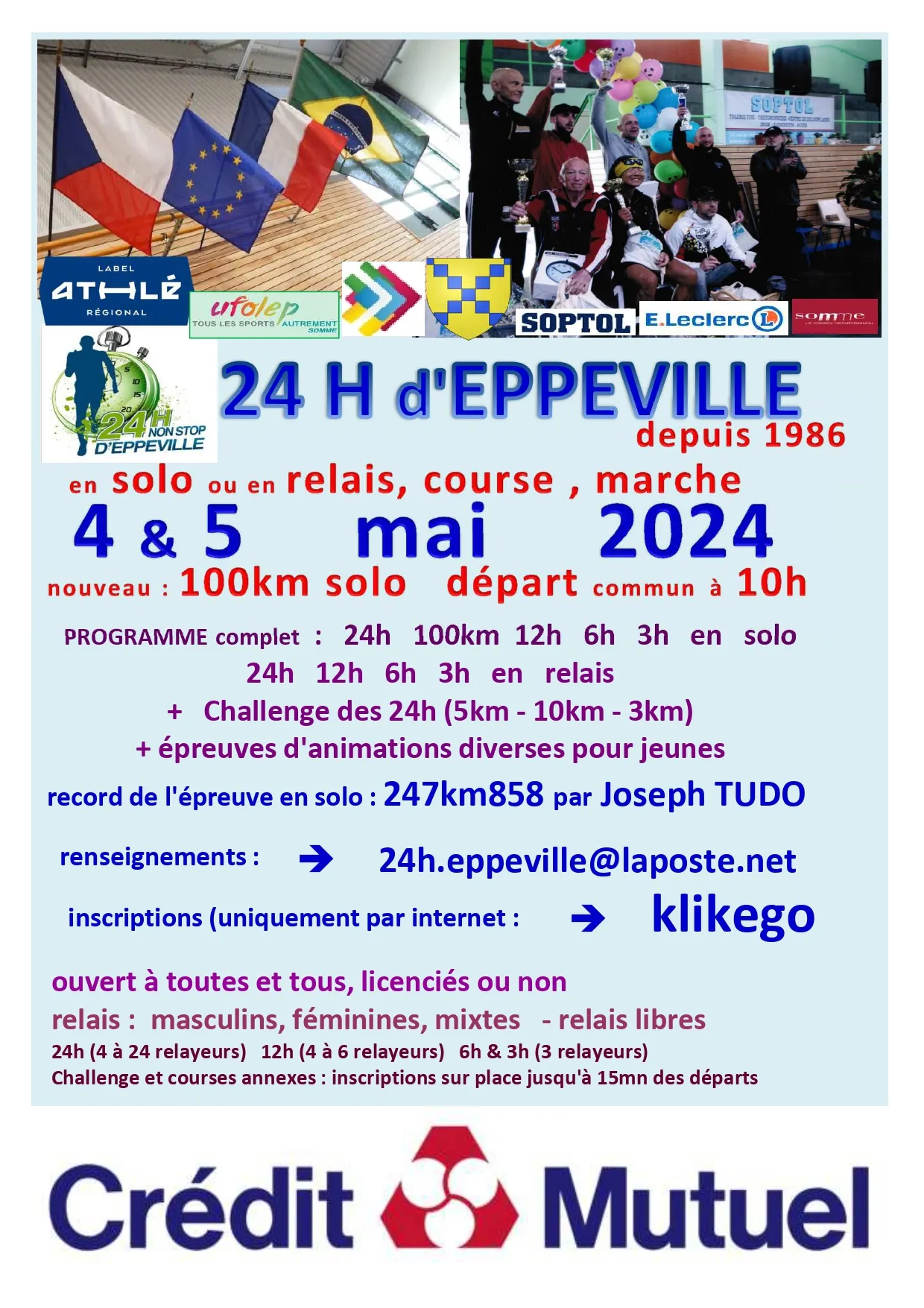 24 h non-stop d’Eppeville 2025 Inscription Résultats