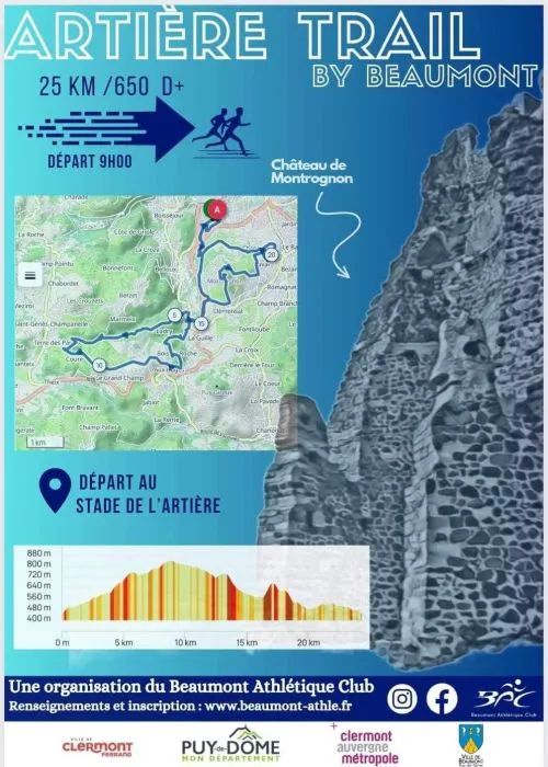 Artière Trail – Foulees du chemin vert 2025 Inscription Résultats