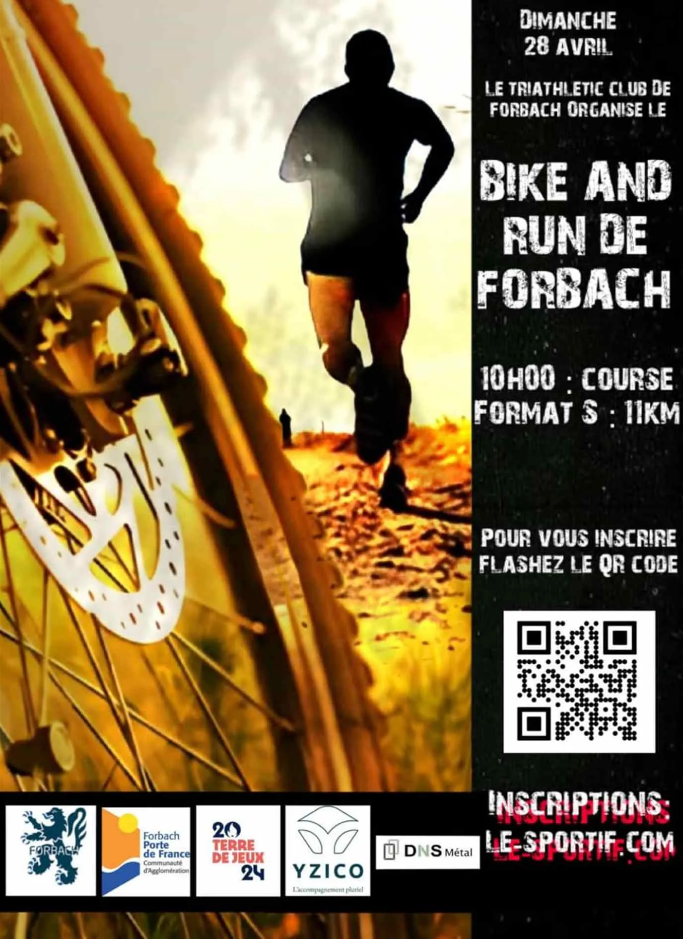 Bike & run Forbach 2025 Inscription Résultats