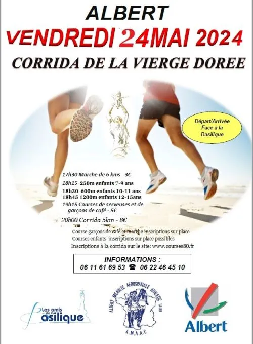 Corrida de la Vierge Dorée 2025 Inscription Résultats