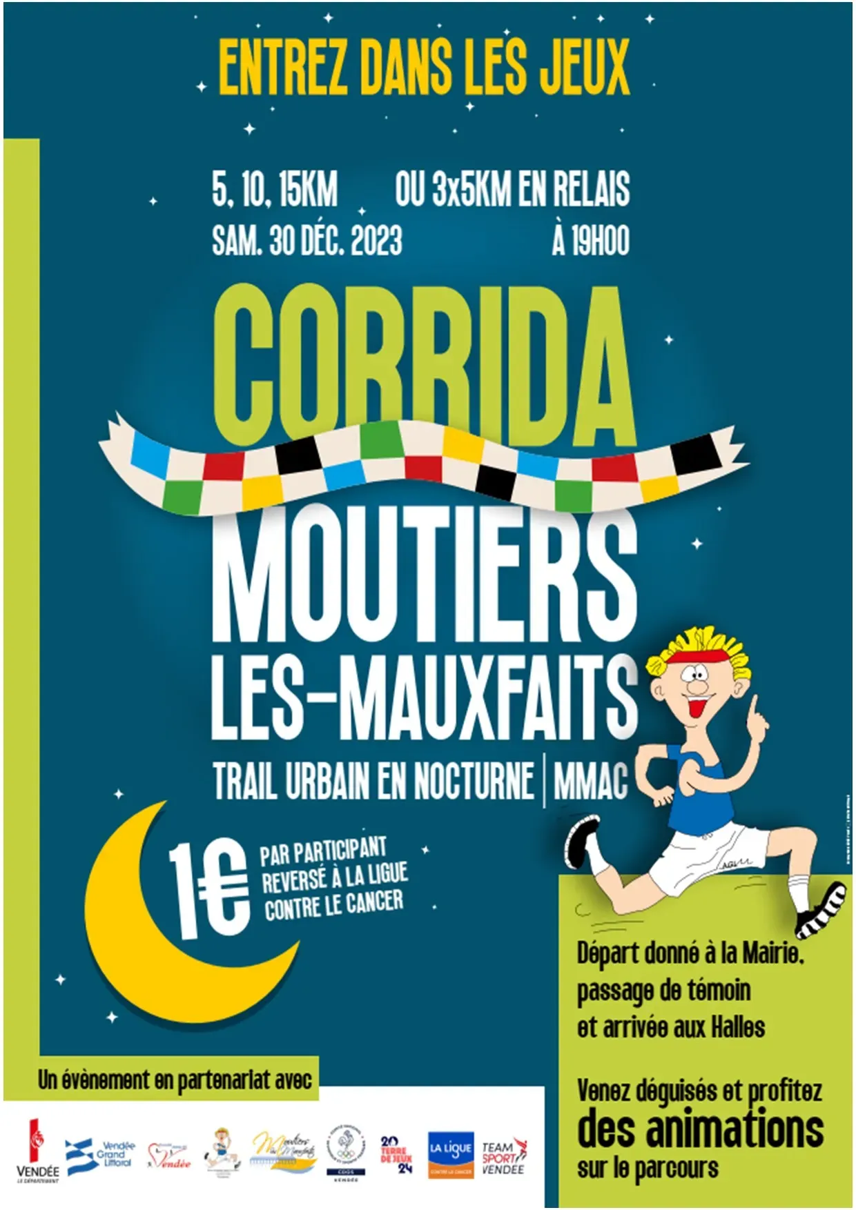 Corrida de Moutiers les Mauxfaits 2025 Inscription Résultats