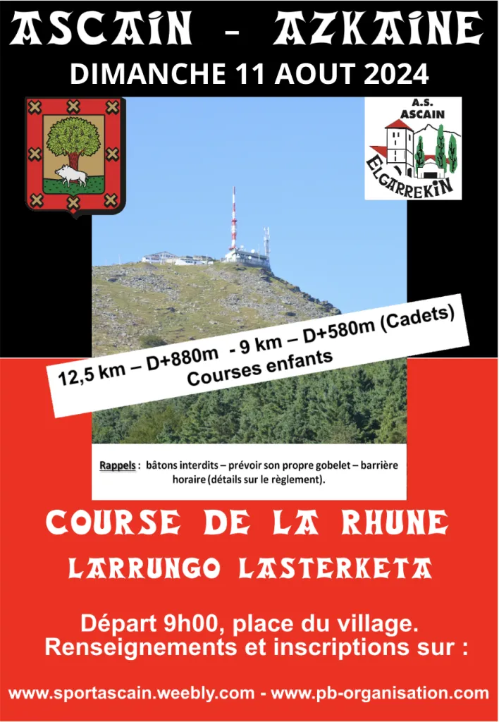 Course de la Rhune 2025 Inscription Résultats