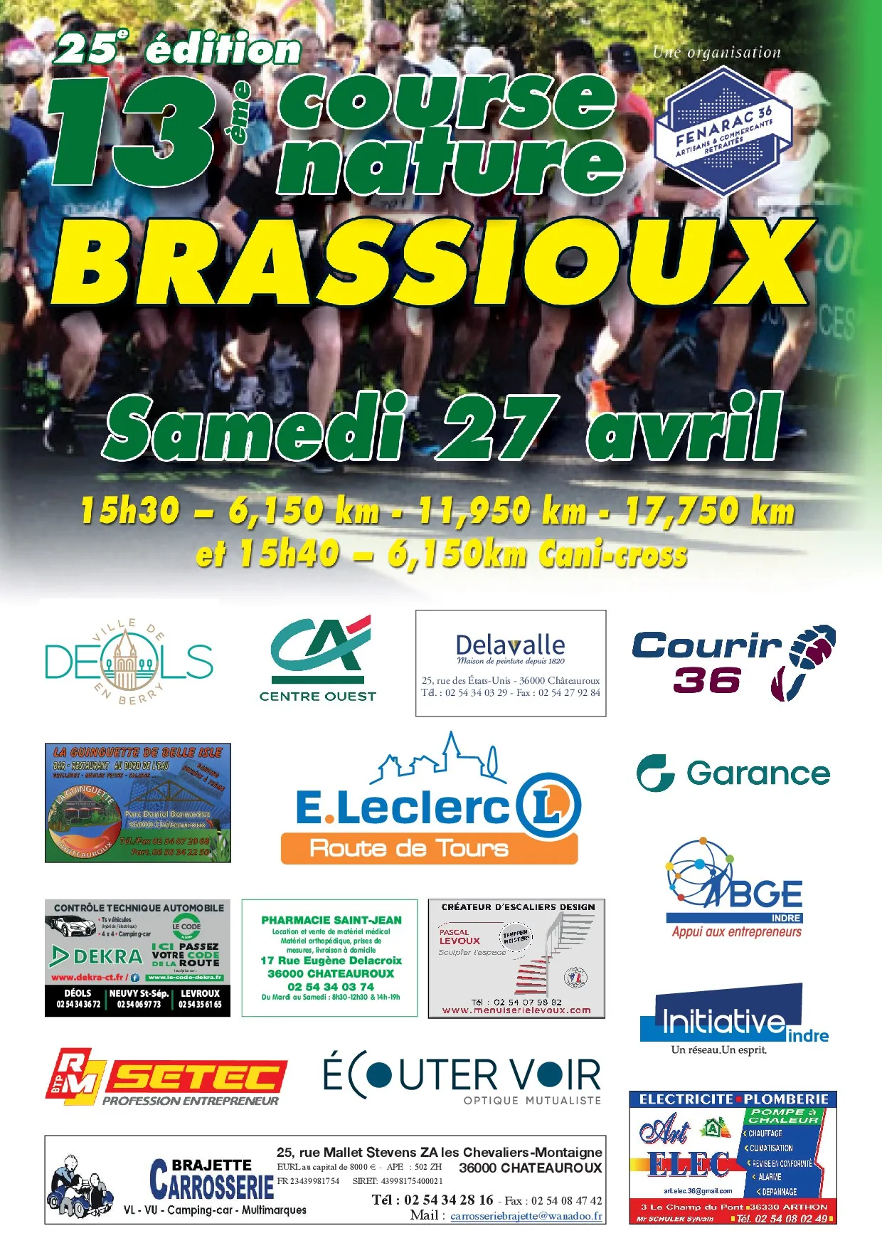 Course nature de brassioux 2025 Inscription Résultats