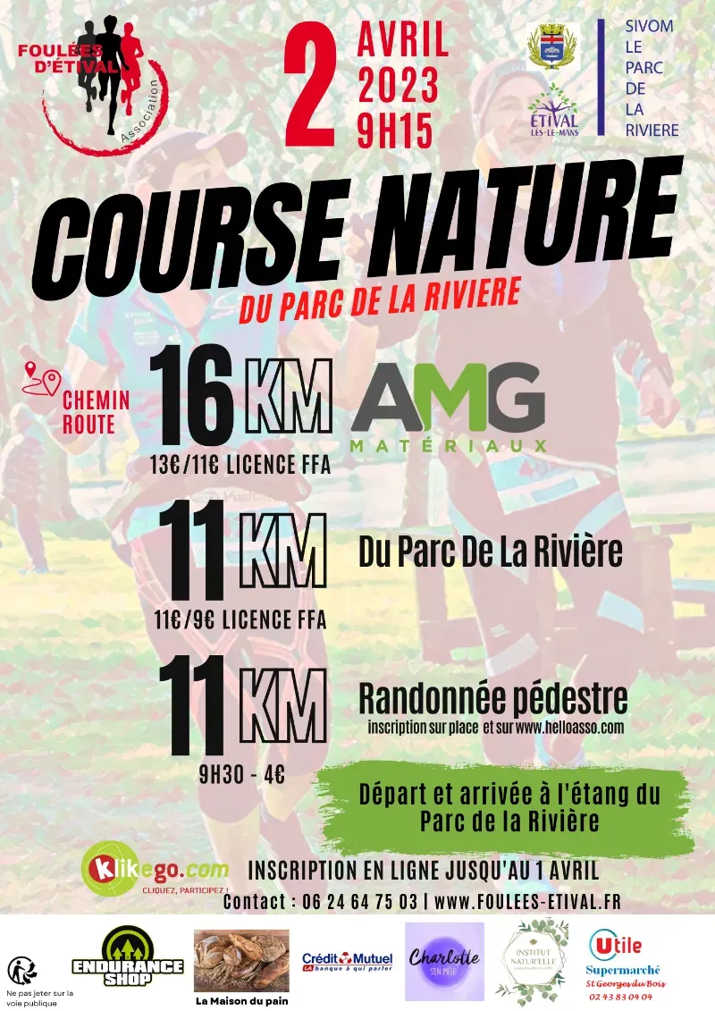 Course nature du Parc de la Riviere 2025 Inscription Résultats