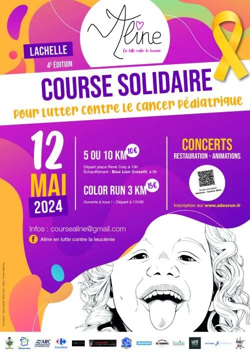 Course solidaire – Aline en Lutte Contre la Leucémie 2025 Inscription Résultats