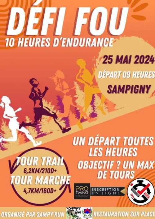 Défi Fou Sampy’Run 2025 Inscription Résultats