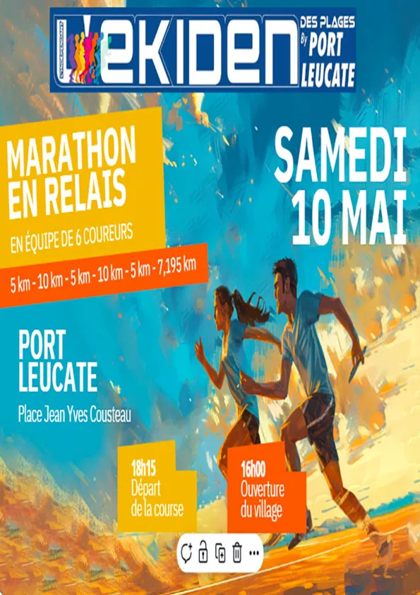 Ekiden des Plages by Port Leucate 2025 Inscription Résultats