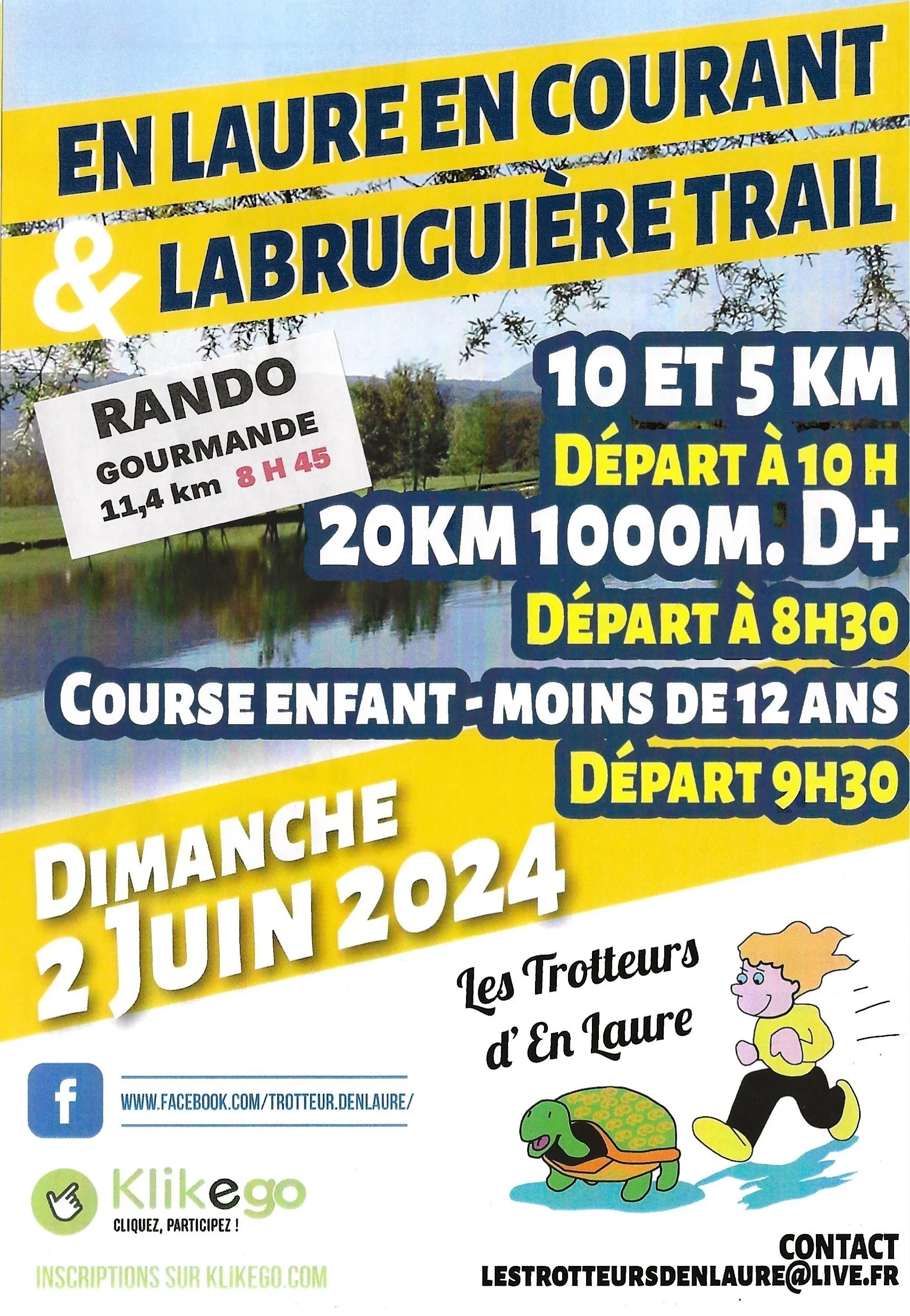 En laure en courant – Labruguière trail 2025 Inscription Résultats