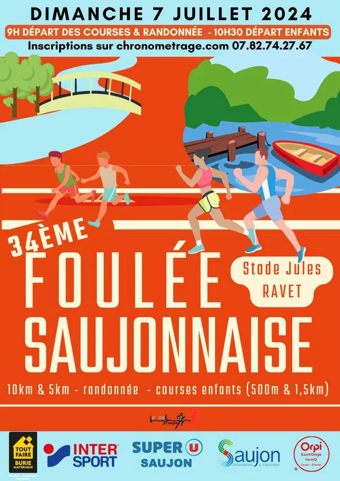 Foulée Saujonnaise 2025 Inscription Résultats