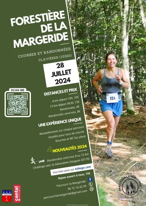 La Forestière de la Margeride 2025 Inscription Résultats