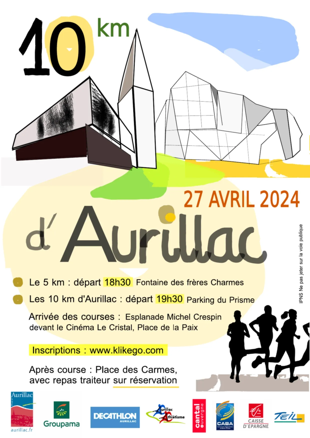 Les 10 km d’Aurillac 2025 Inscription Résultats