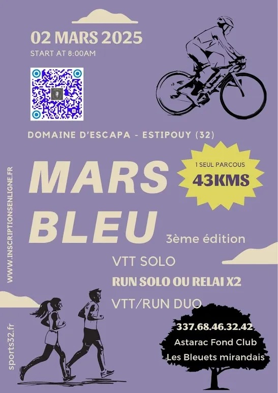 Mars Bleu Estipouy 2025 Inscription Résultats