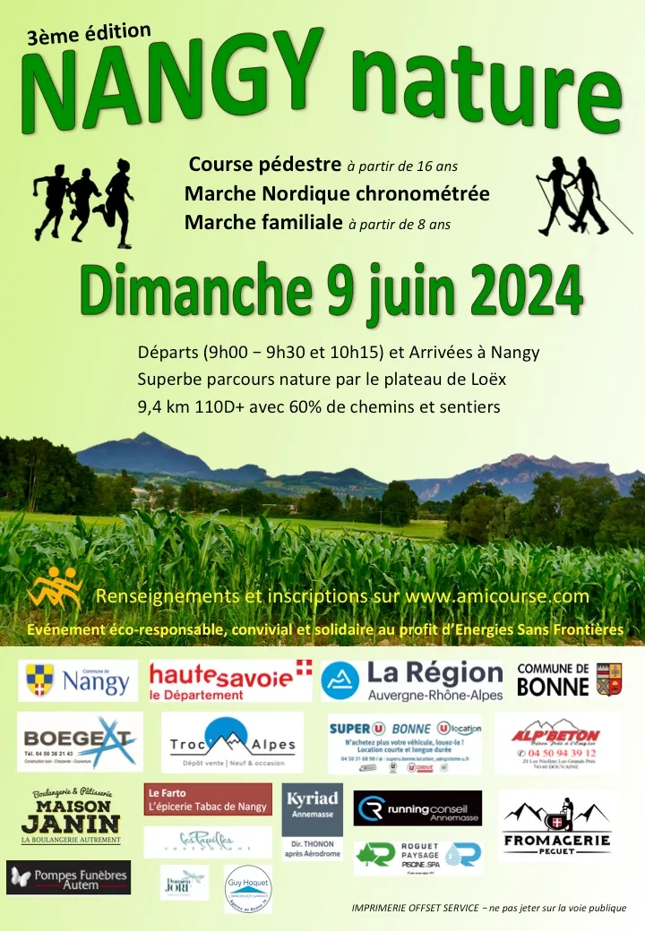 Nangy nature 2025 Inscription Résultats