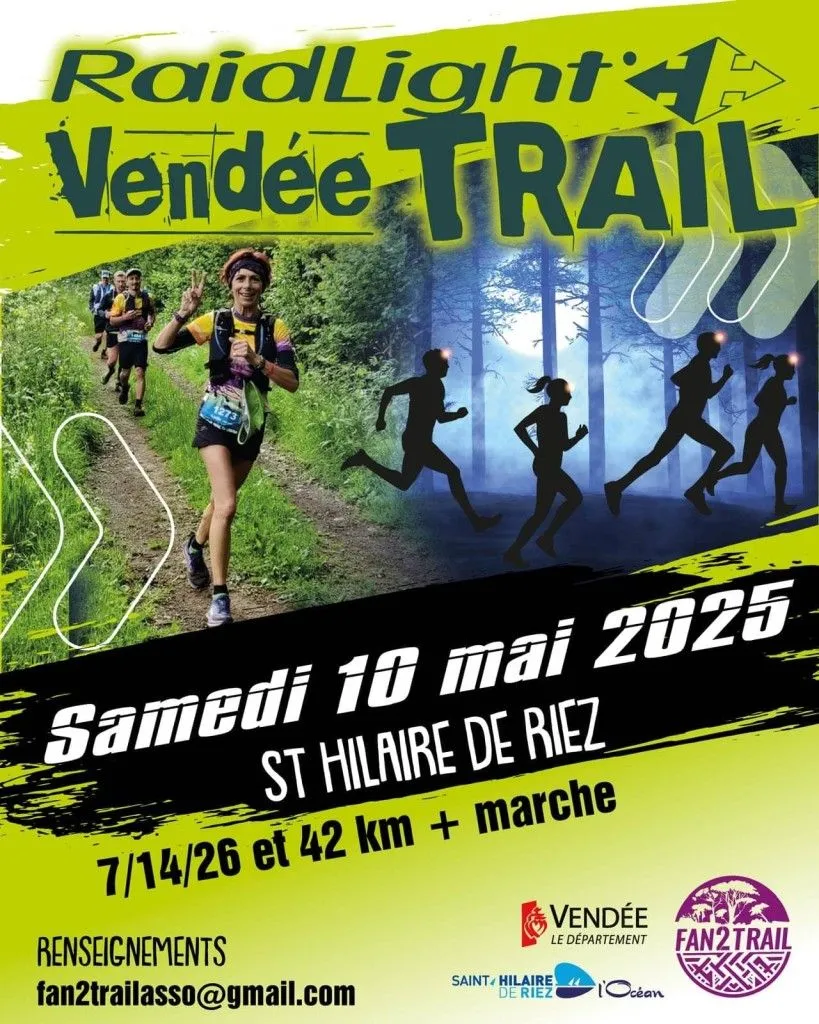 Raidlight Vendée trail 2025 Inscription Résultats