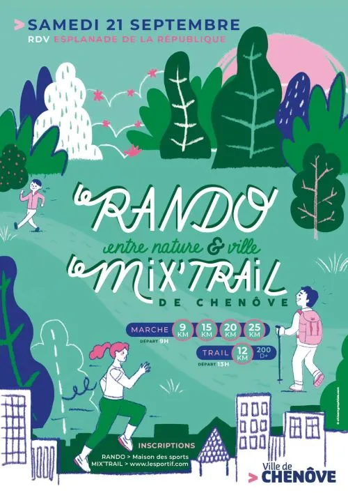 Rando & Mix’trail de Chenôve 2025 Inscription Résultats