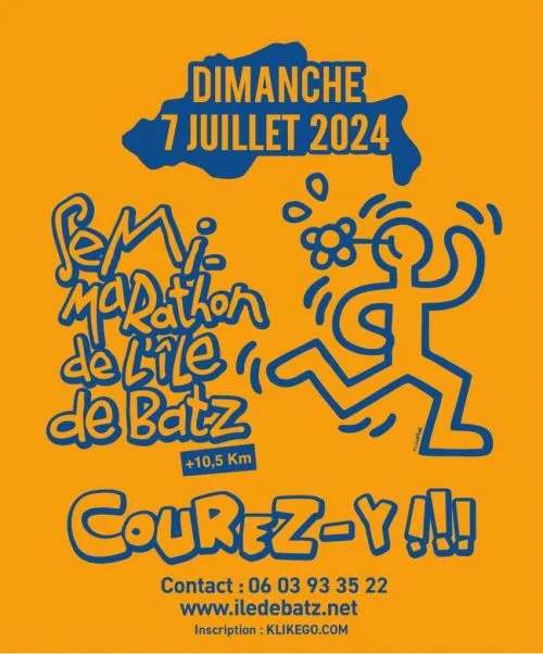 Semi marathon et 10,5 km de l’ile de Batz 2025 Inscription Résultats