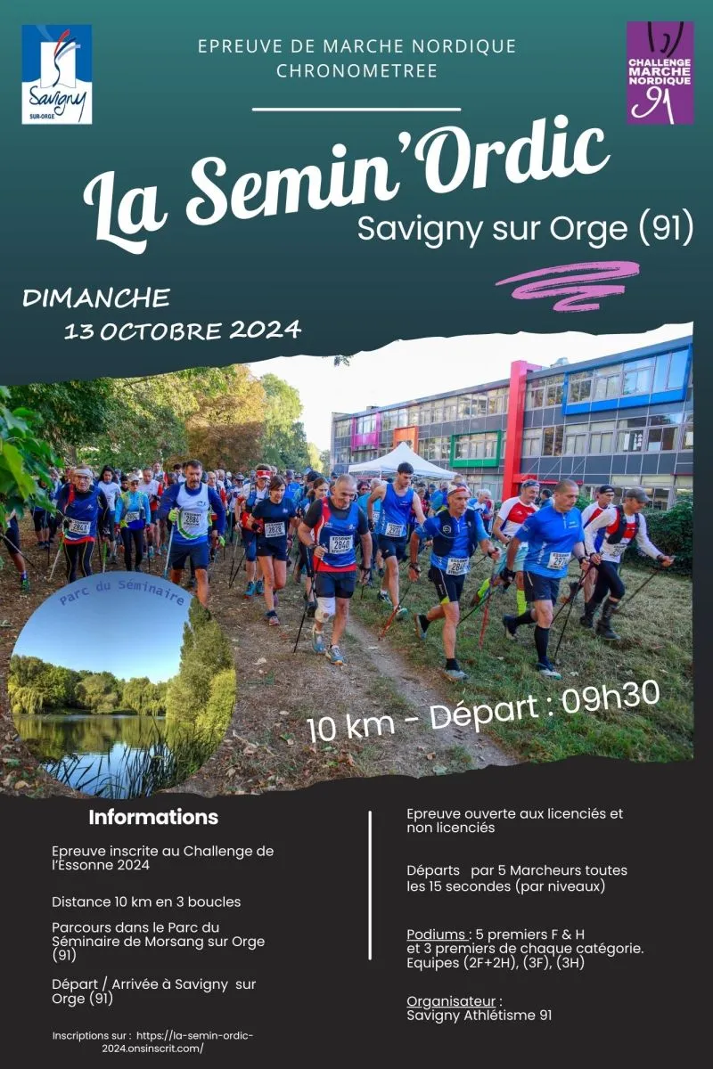 Semin’Ordic – Savigny sur Orge 2025 Inscription Résultats