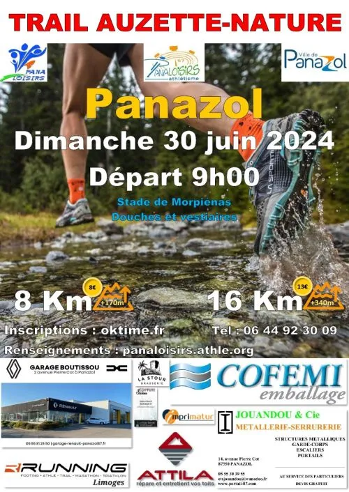 Trail Auzette Nature 2025 Inscription Résultats