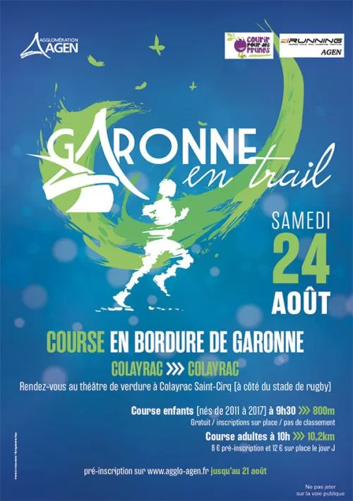 Trail de Garonne en Fête 2025 Inscription Résultats