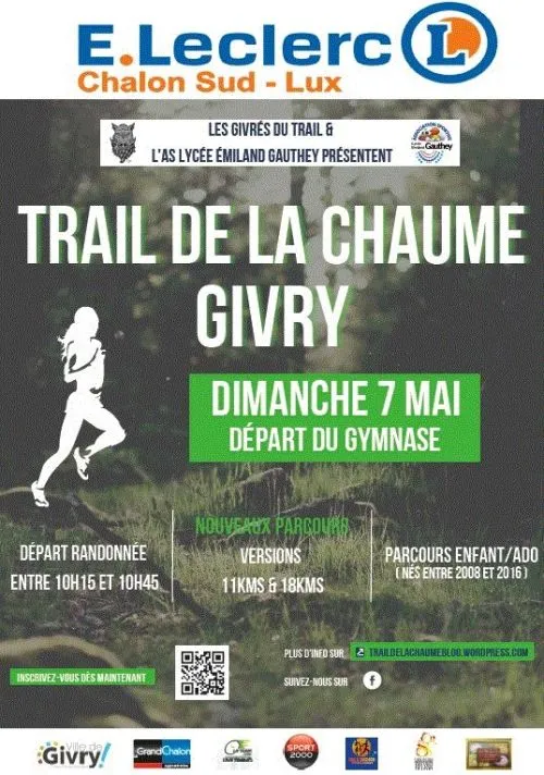 Trail de la Chaume 2025 Inscription Résultats