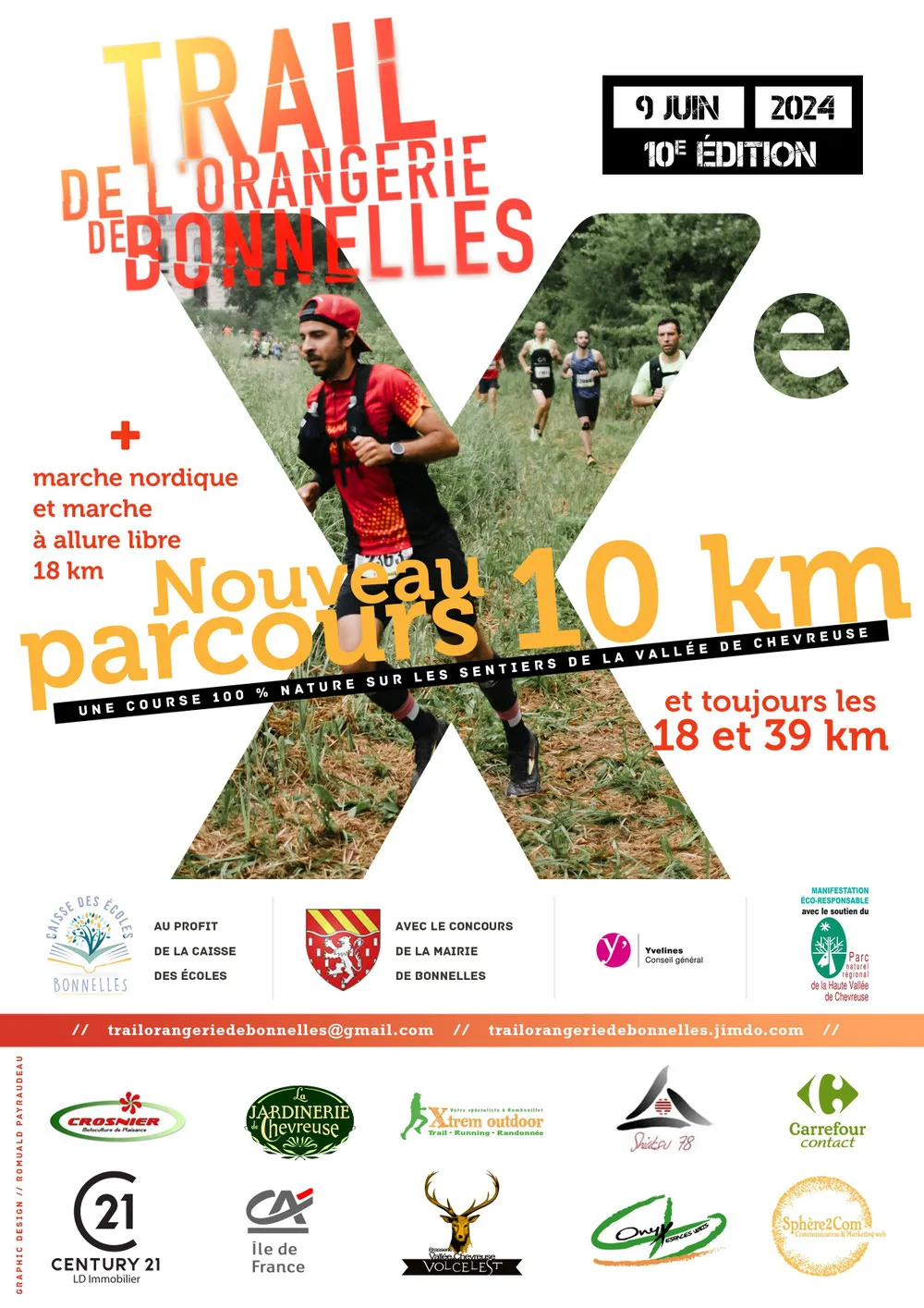 Trail de l’Orangerie de Bonnelles 2025 Inscription Résultats