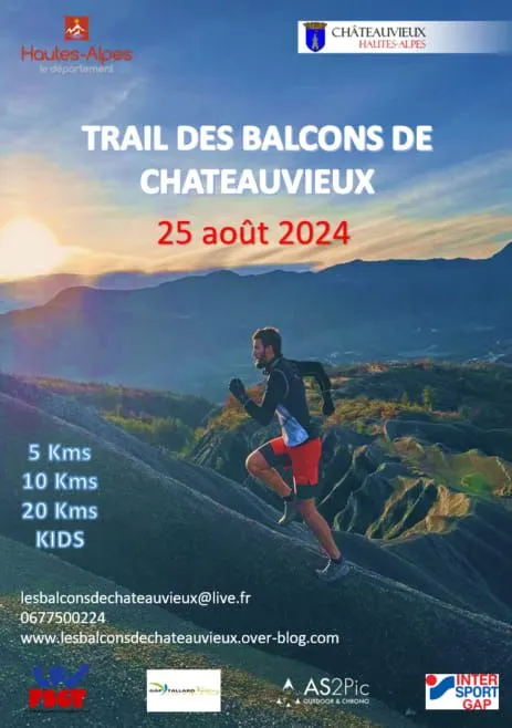 Trail des Balcons de Châteauvieux 2025 Inscription Résultats