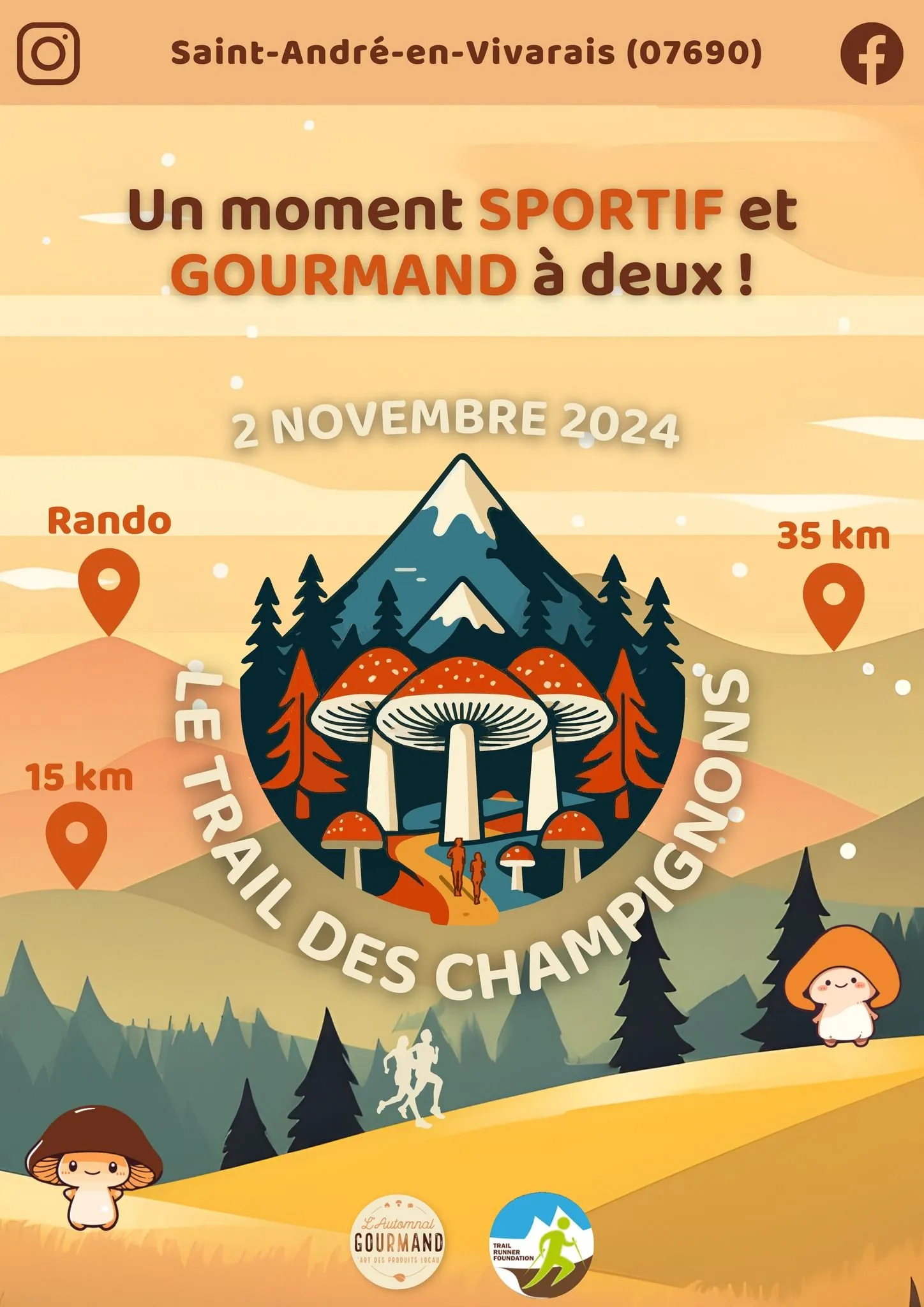 Trail des Champignons 2025 Inscription Résultats