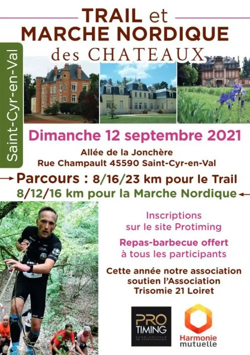 Trail des Châteaux – Saint Cyr en Val 2025 Inscription Résultats