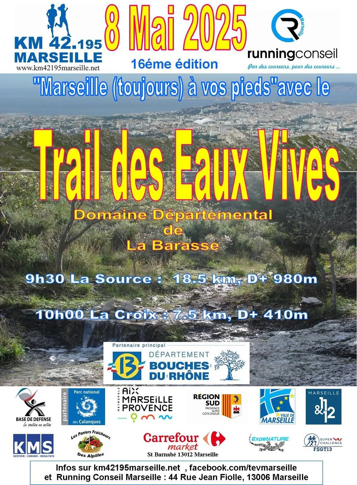 Trail des Eaux Vives 2025 Inscription Résultats