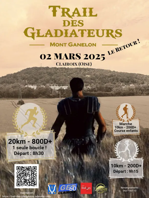 Trail des Gladiateurs 2025 Inscription Résultats