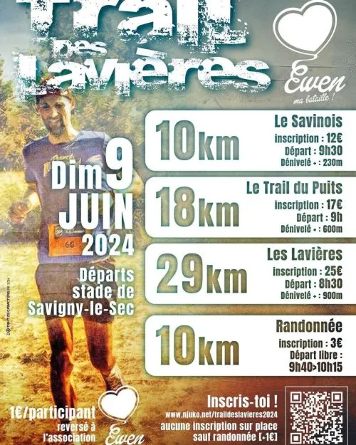 Trail des Lavières 2025 Inscription Résultats