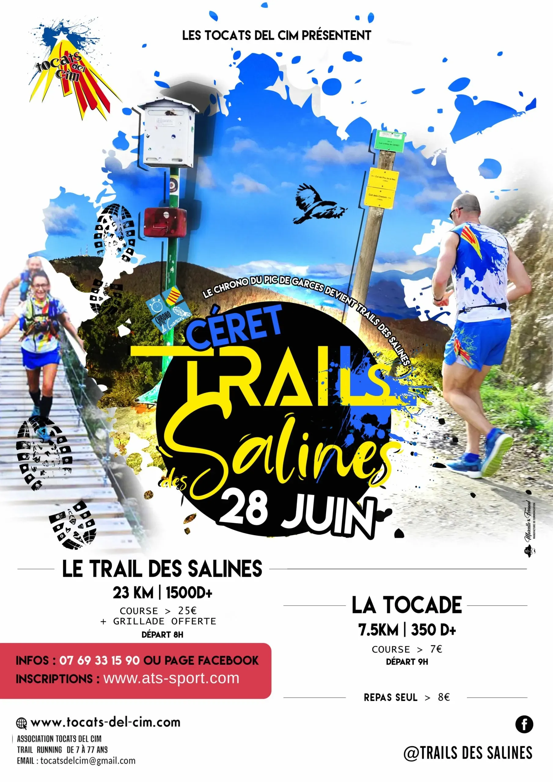Trail des salines – Ceret 2025 Inscription Résultats