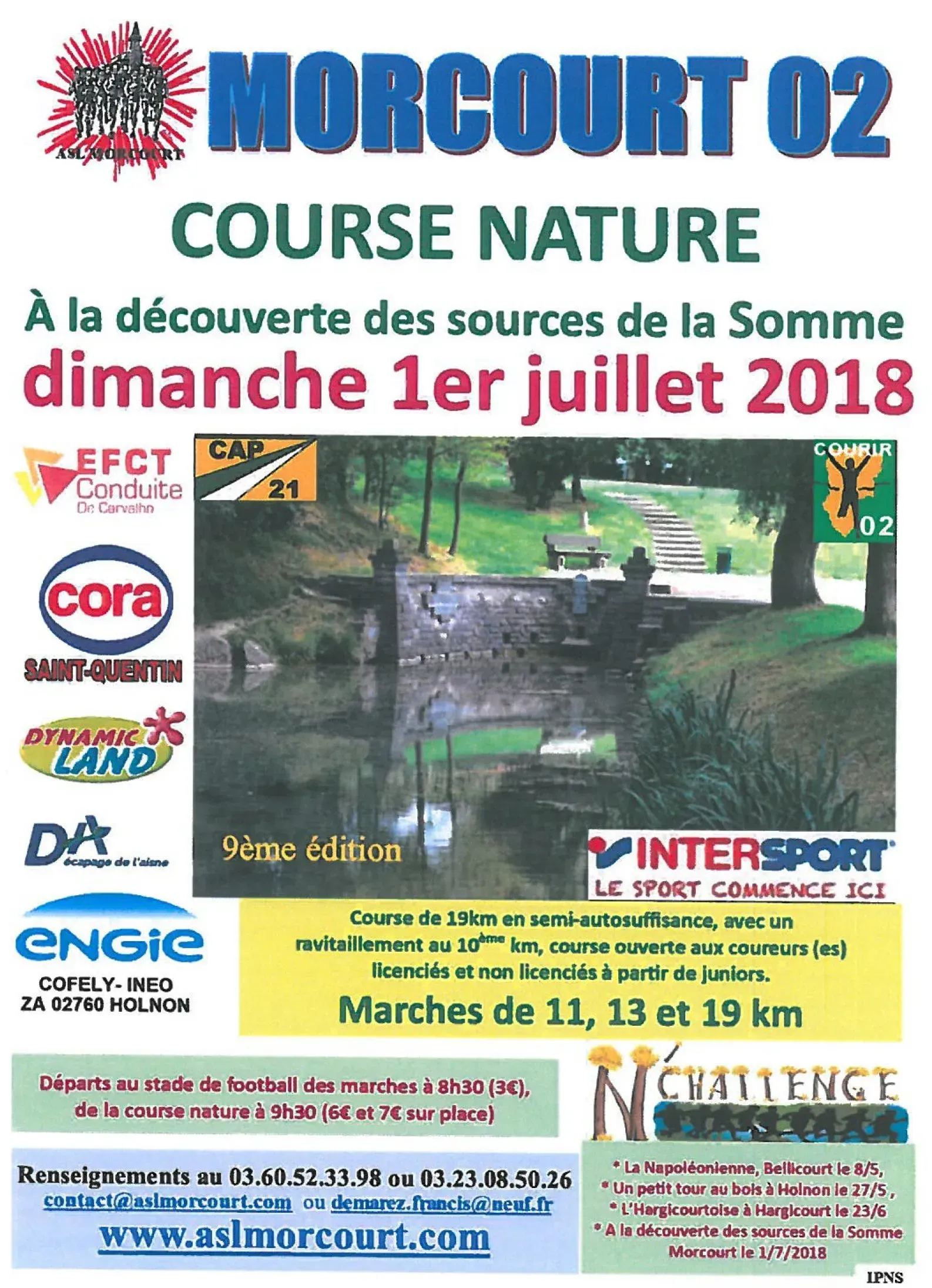 Trail des Sources de la Somme 2025 Inscription Résultats