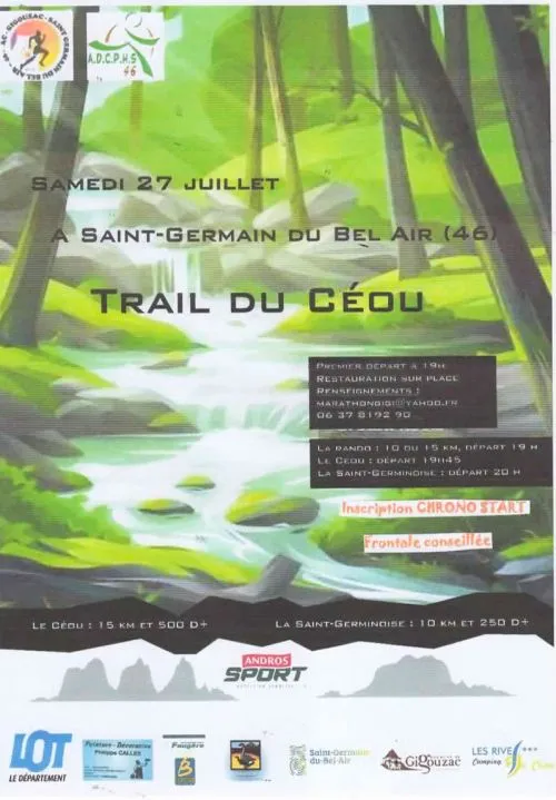 Trail du Ceou 2025 Inscription Résultats