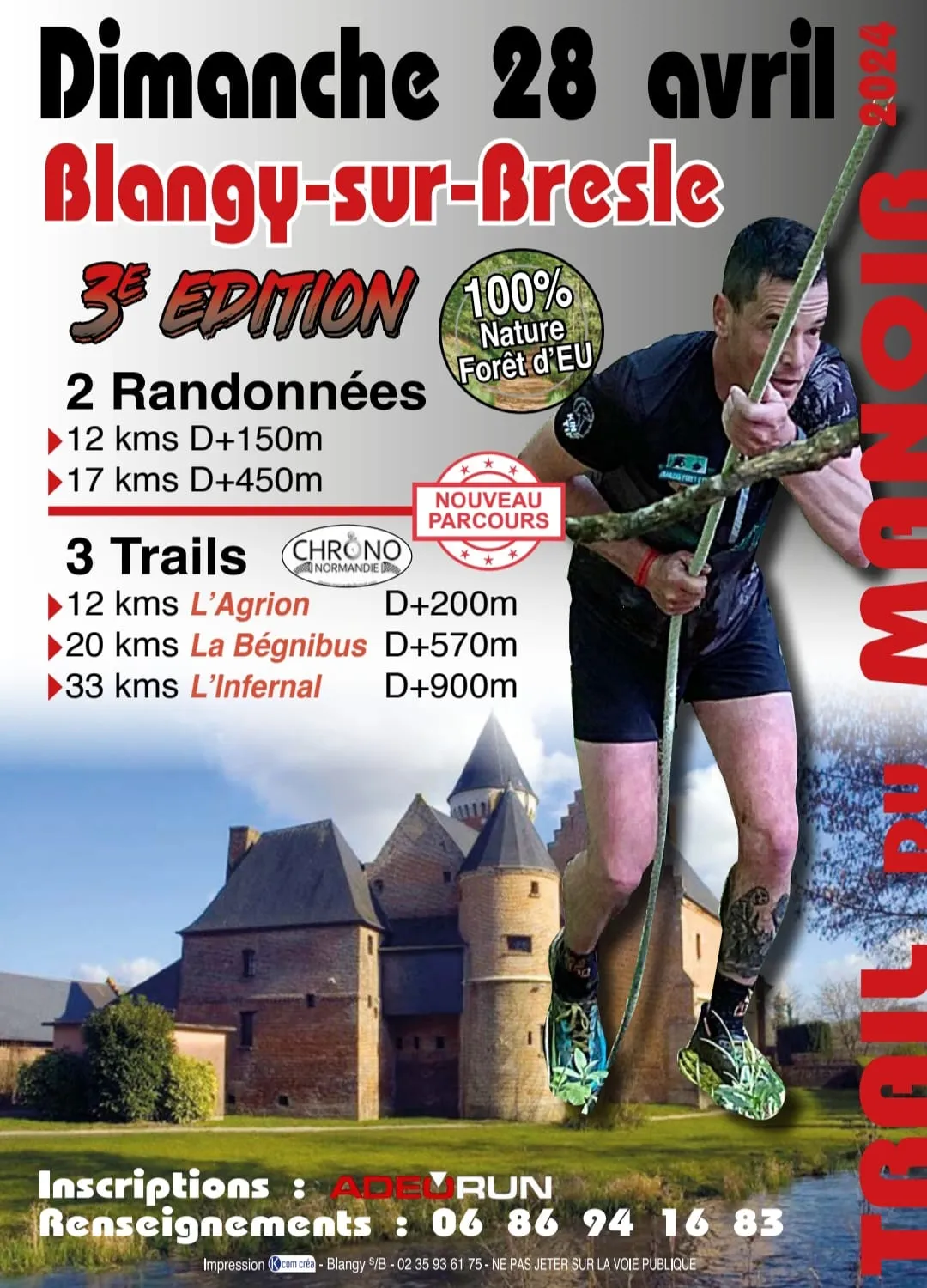 Trail du Manoir 2025 Inscription Résultats