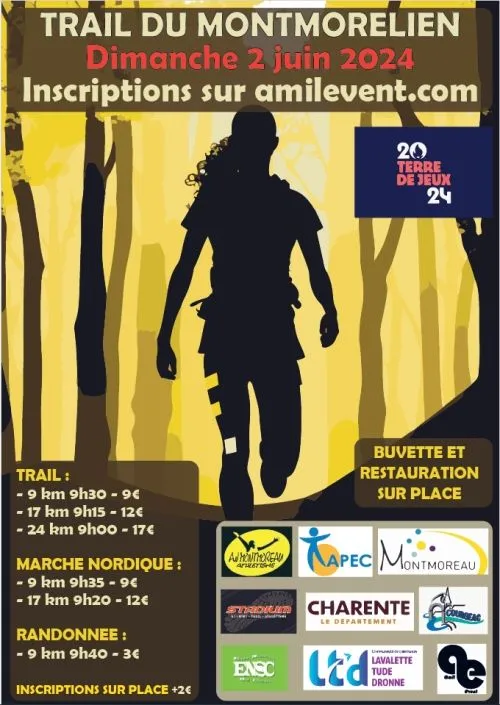 Trail du Montmorélien 2025 Inscription Résultats