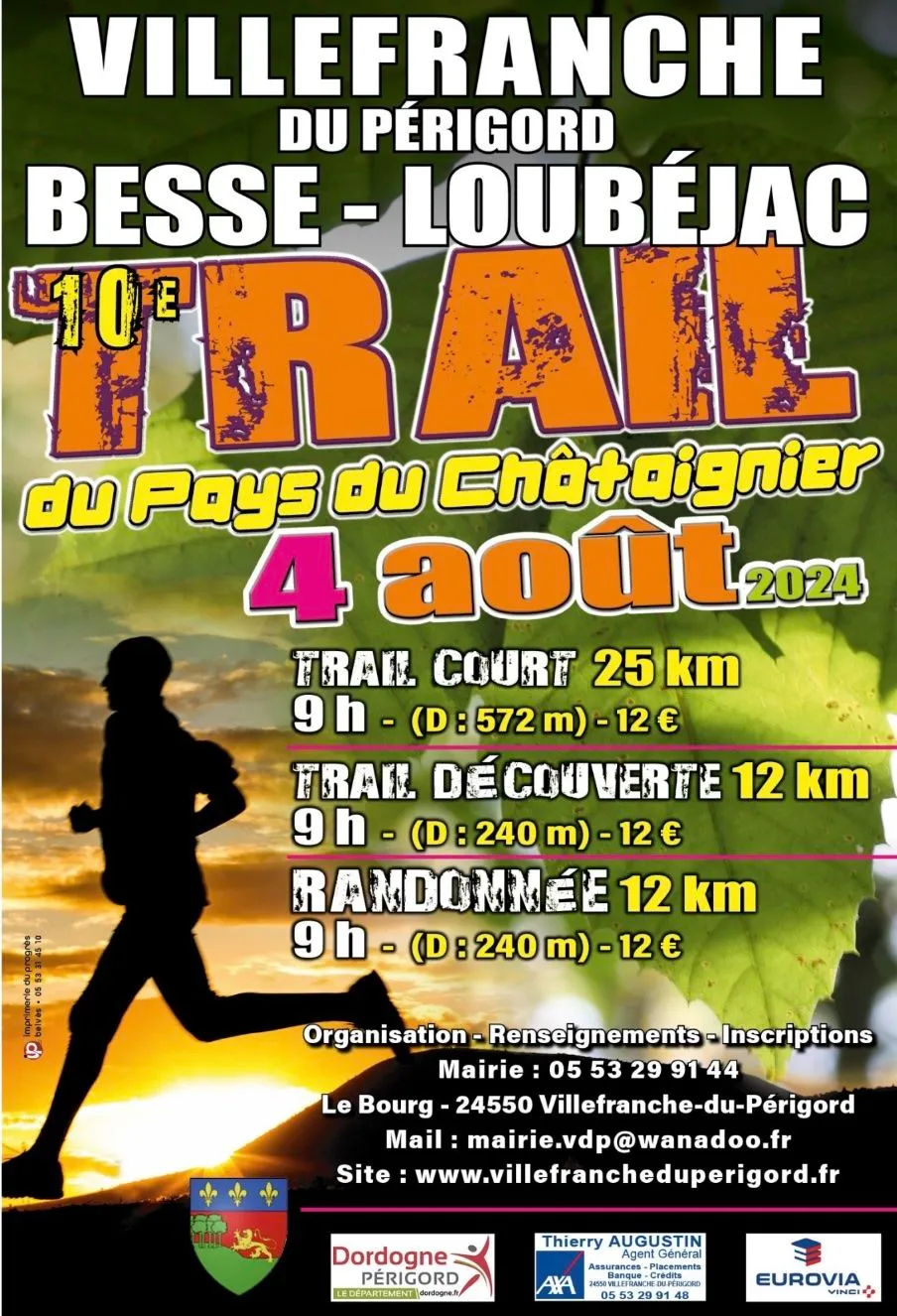 Trail du Pays du Châtaignier 2025 Inscription Résultats