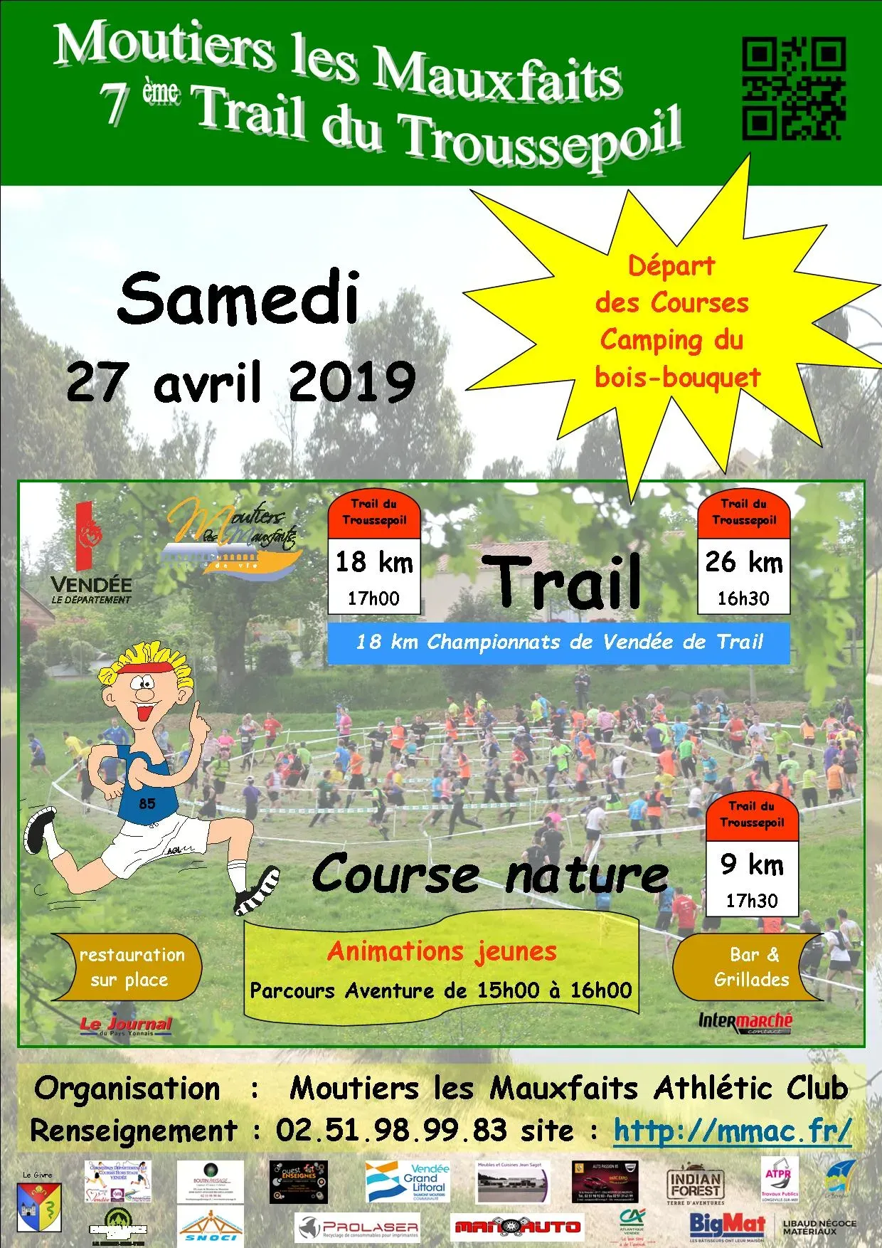 Trail du Troussepoil 2025 Inscription Résultats